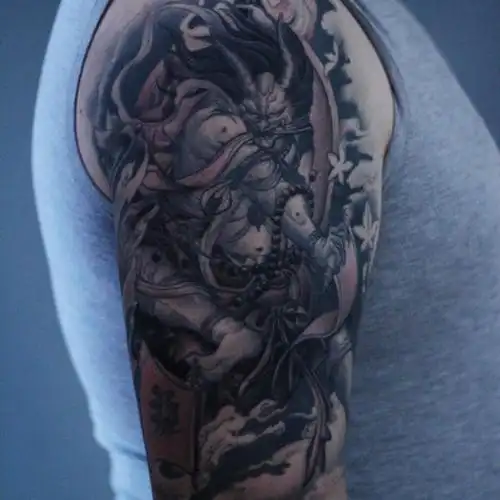 夜叉顾客自带图,指定做夜叉,_纹身吧社区 - 纹身大咖