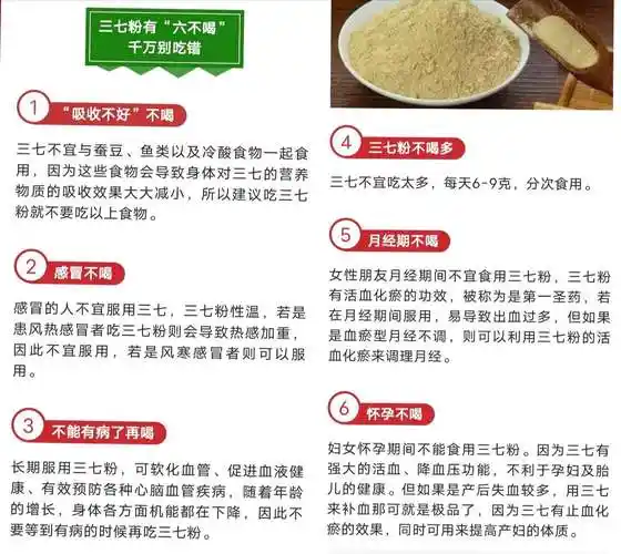 三七粉的功效以及用法