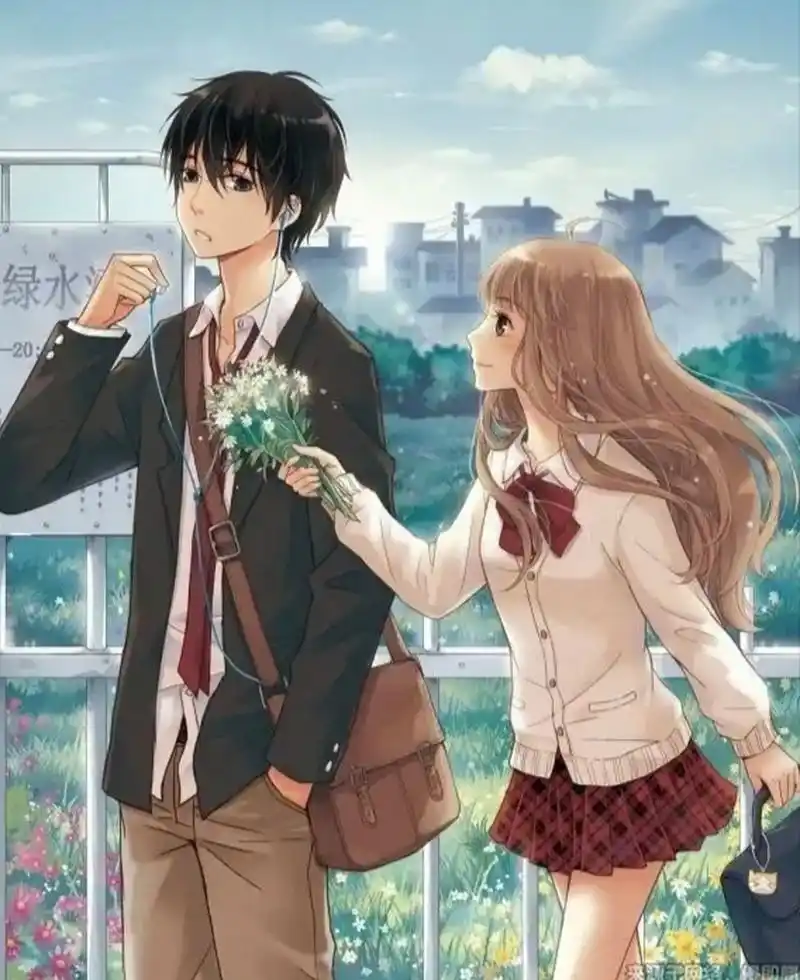 情侣最萌身高差  1,男女方相差十厘米比较登  当女友的下巴高度正好