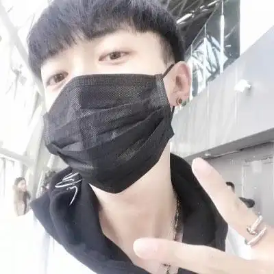 戴口罩控男生头像