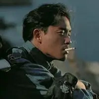 张国荣中分头像