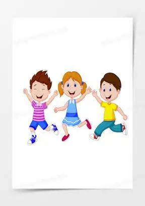 20三个卡通小孩花环2432手绘卡通三个小孩免抠素材60三个小孩在看书