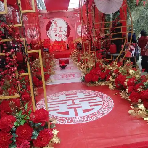 高档豪华的婚礼台