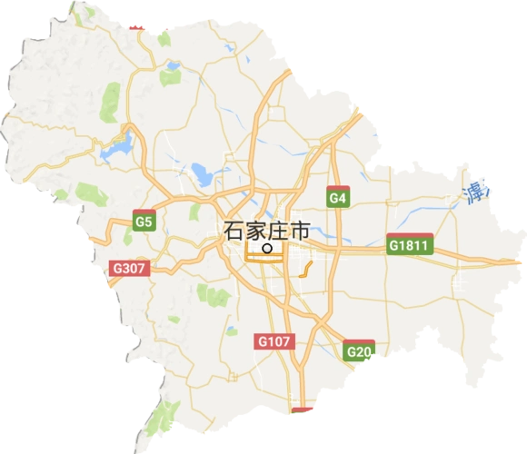 石家庄市高清电子地图