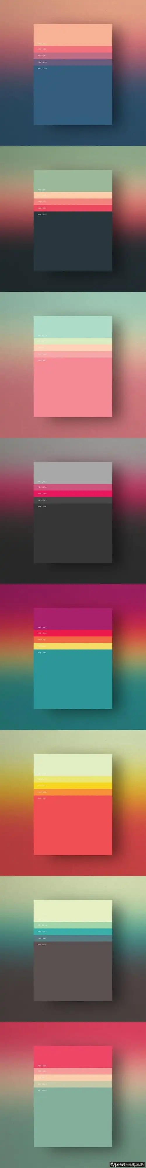 海报灵感 创意配色设计 配色鉴赏 精美配色案例 创意配色欣赏 标准