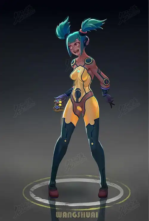 改造人游戏女玩家