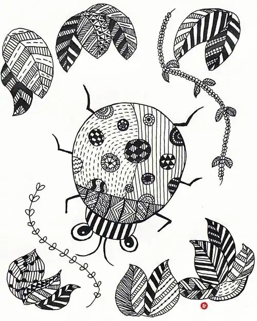 94 秋凉,一起画昆虫.