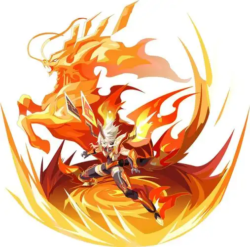 霸气火麒麟头像