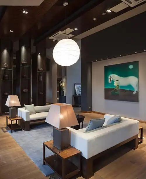 罗刚作品:某集团私人会客厅