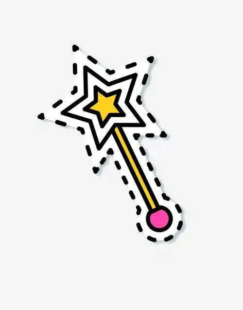 矢量魔法棒免抠素材免费下载_觅元素51yuansu.com