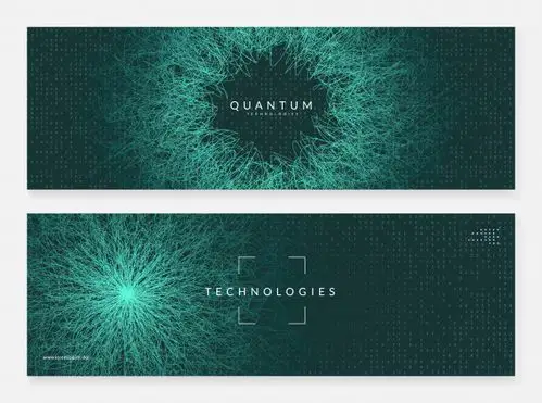 大数据抽象数字科技横幅-xd素材中文网