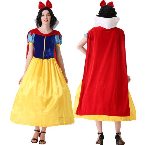 电影角色白雪公主裙女生格林童话公主演出服装snow white dress