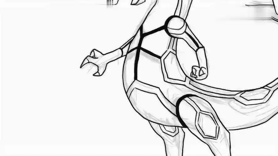 神奇宝贝,自制裂空座的进化之路,小时候的裂空座还有脚!