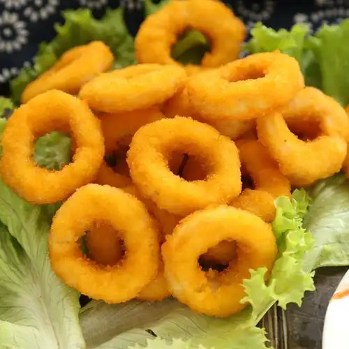 冷冻食品送番茄酱-鸡肉洋葱圈大包商用半成品家庭装小吃零食800g