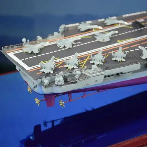 成品金属17号 山东舰航母模型国产仿真17舰1:350山东号航母模型