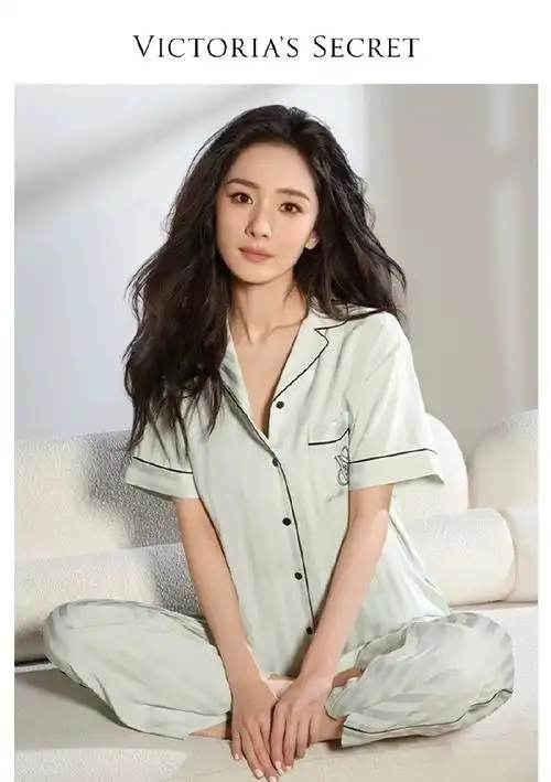 被杨幂身材秀到了#老婆又要我买睡衣了维密最新的缎面水光绸睡衣套装