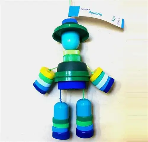 创意diy手工制作 用瓶盖做的精美可爱的小玩物