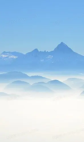 大气山峰h5背景