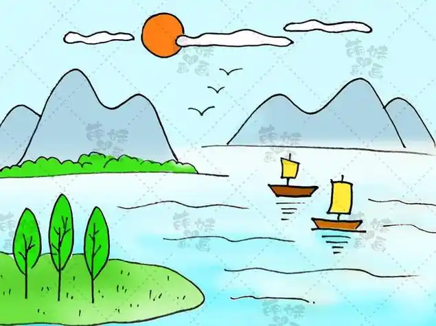 风景画图片风景画图片大全山水大自然