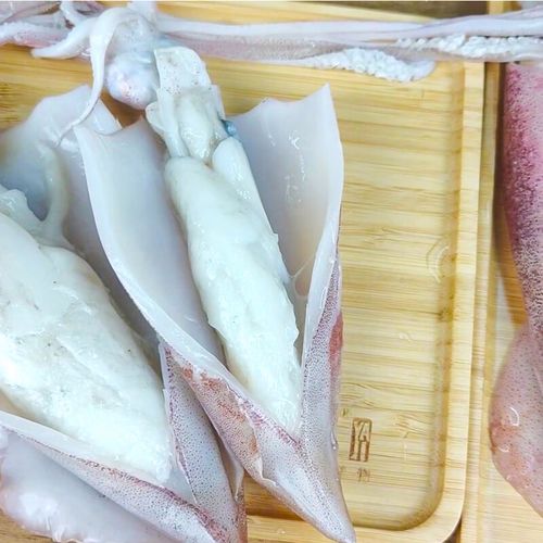 seafood) 【满膏】鲜冻红母鱿鱼9-10头袋装1000g 枪乌贼笔管海兔海鲜