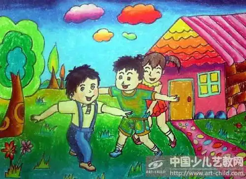 作品名称:  《快乐童年》