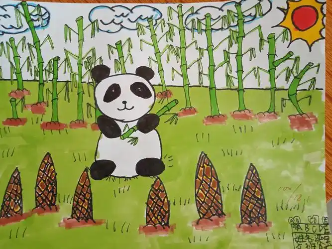 二年级美术课堂《动物朋友们》作品展播