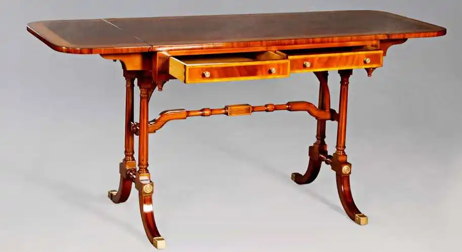 原装进口多功能实木写字桌品牌:jansen简称(js)