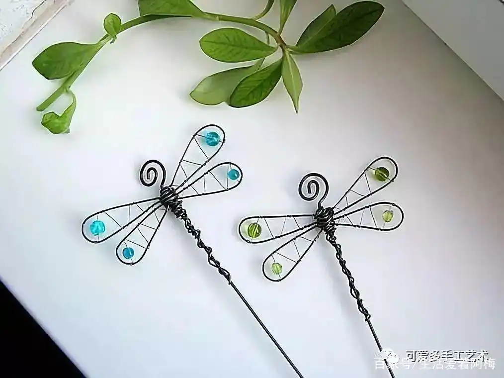 变废为宝用铁丝做手工,没想到成品出来这么多人喜欢,附教程