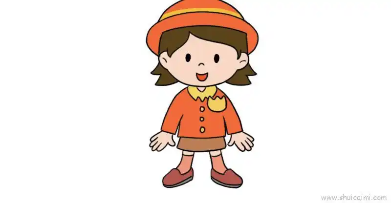 手账人物儿童画怎么画 手账人物简笔画步骤