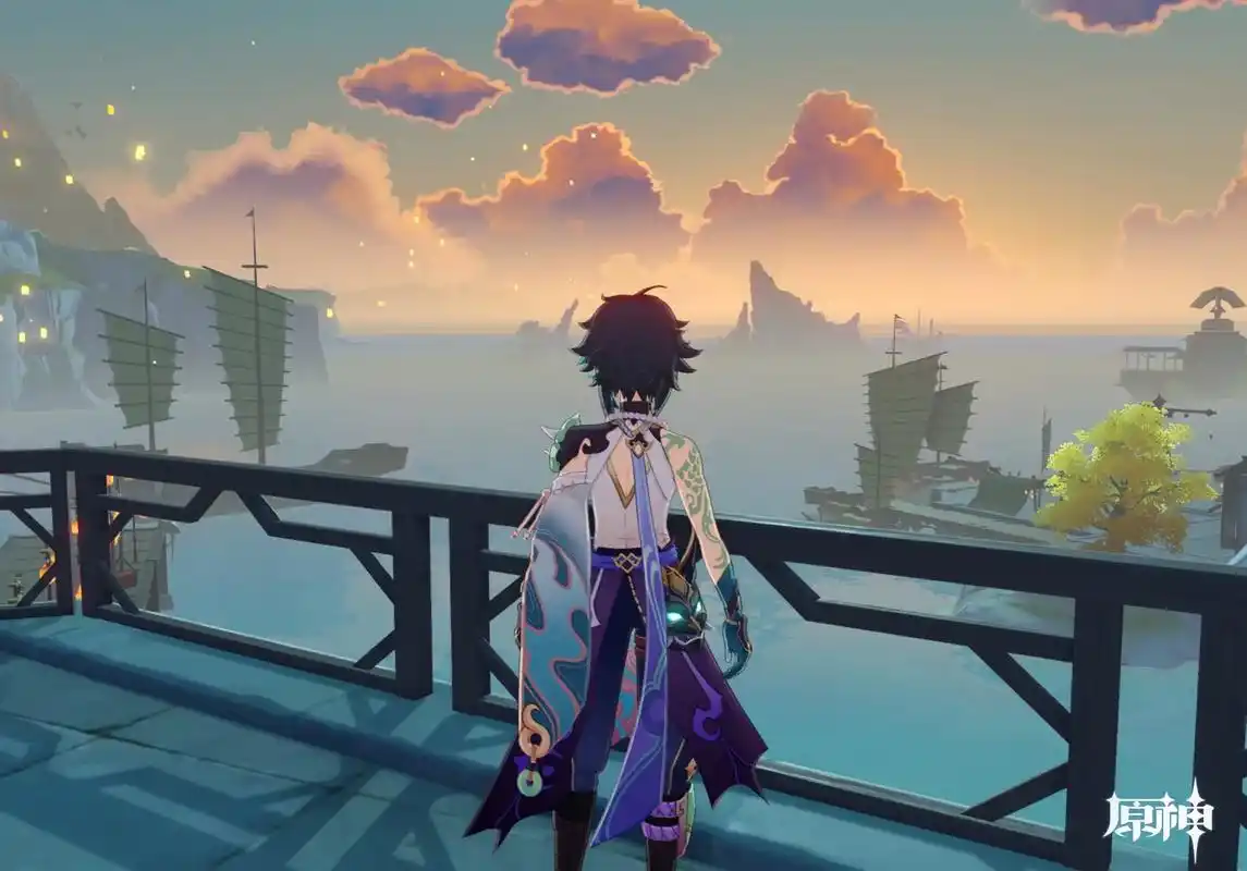 玩游戏就很喜欢截图.#原神 #魈 - 抖音