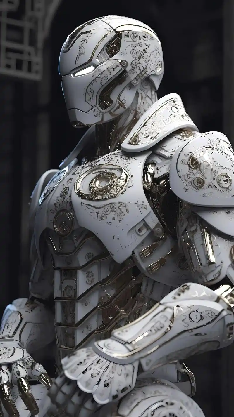 全新白色钢铁侠战甲# - 抖音