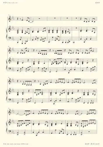 钢琴谱 - 张靓颖-我的梦