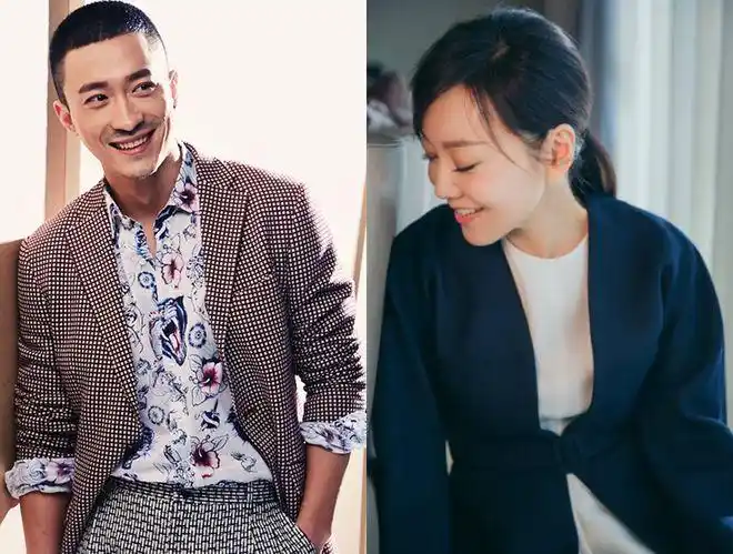 小她8岁的男演员王启明,三个人分别是小她9岁的男演员王玮,妮姐先后