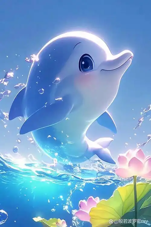 可爱的海豚