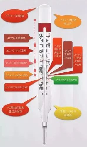 正常体温与不同时间和不同身体部位的温度发热原因1.