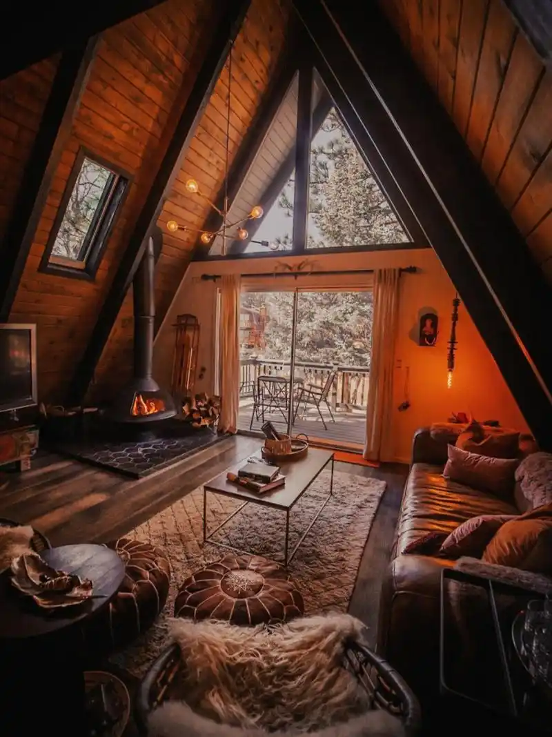 home |美式原木08复古小木屋氛围感绝了