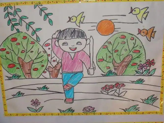 校园文化艺术节学生绘画作品