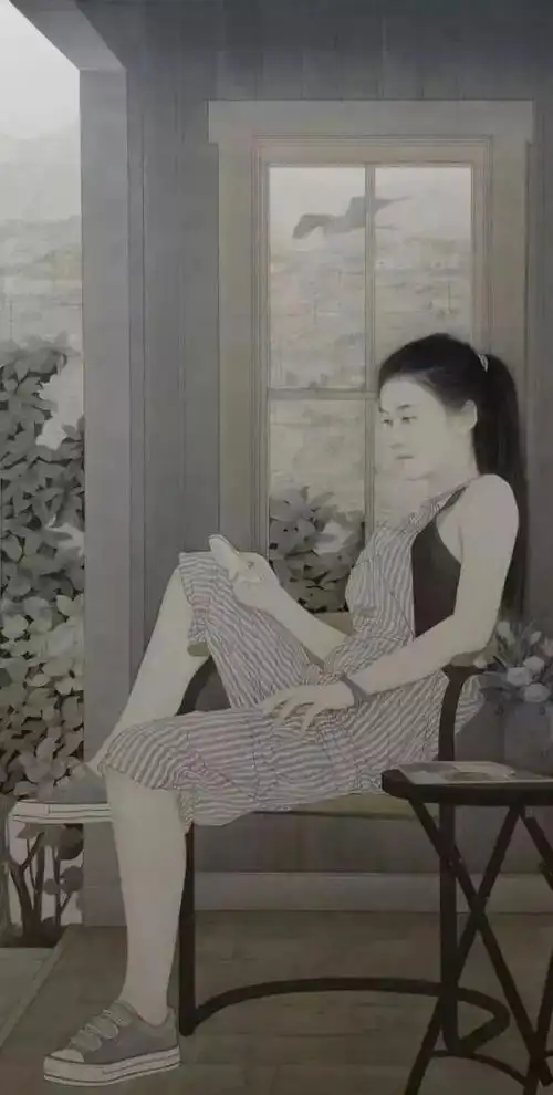 范春晓中国工笔画界的奇才他画出了女孩清雅之气极致之美