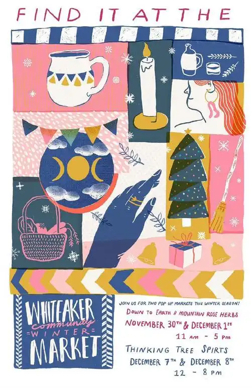 设计师dorothysiemens插画海报设计配色鲜艳亮丽