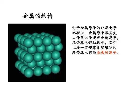 金属和金属键ppt