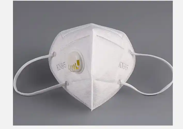 现货kn95口罩带呼吸阀白板民用防尘劳保防护口罩外贸出口ffp2mask