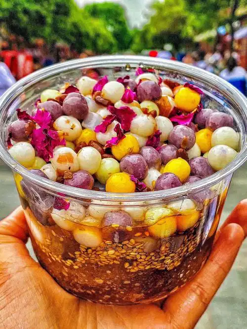 开封糯叽叽的玫瑰冰汤圆夏日99的快乐