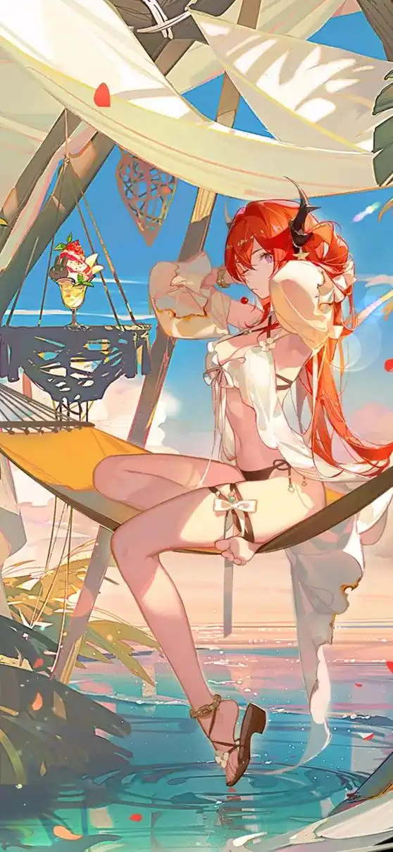 史尔特尔泳装太美了.#明日方舟 #史尔特尔 #二次元少女 # - 抖音