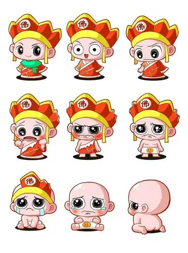 西游题材q版原画