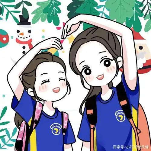 卡通头像,女生简单呆萌手绘图片,可爱又好看