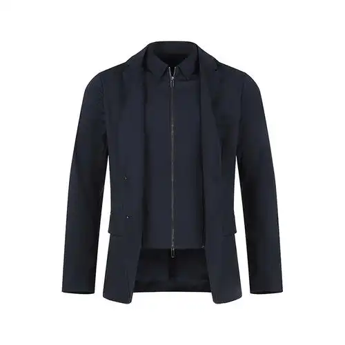 阿玛尼emporioarmani男士双造型设计可拆内拼西装西服外套上衣3r1gm