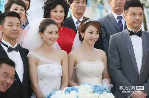 迎来完美大团圆结局,在甜蜜的婚礼进行曲中,高圆圆,柳岩这对闺蜜偕同