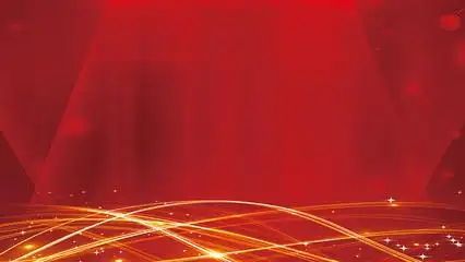 红色科技线条ppt背景图_扑奔ppt