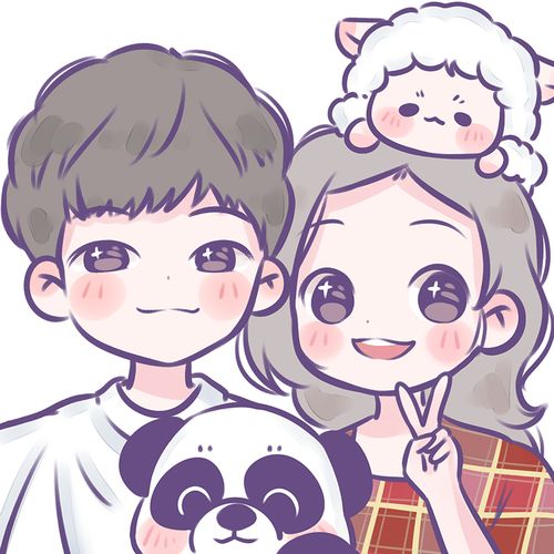 芳居道q版手绘头像画卡通真人照片动漫人像漫画头像定制情侣画像约稿