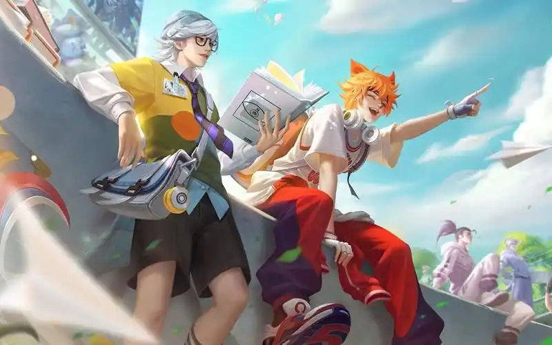 60fps张良缤纷绘卷百里玄策热力回旋动态壁纸